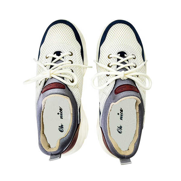 質感拼接撞色老爹鞋