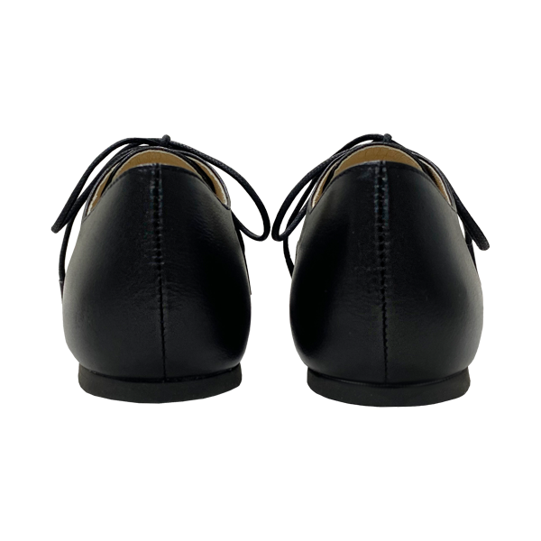 牛津豚皮內裡平底鞋