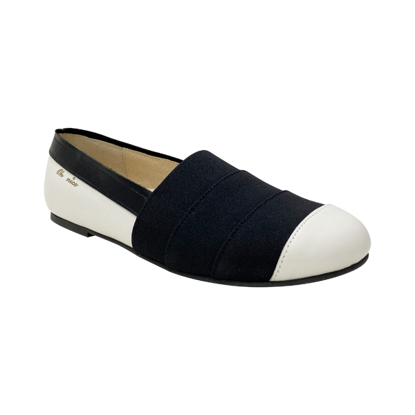 鬆緊蛋糕裙平底鞋