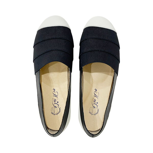 鬆緊蛋糕裙平底鞋