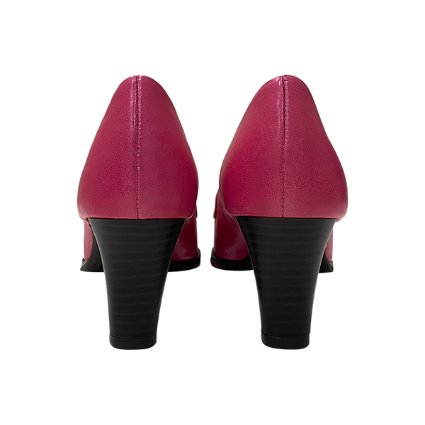 簡約氣質小方頭跟鞋