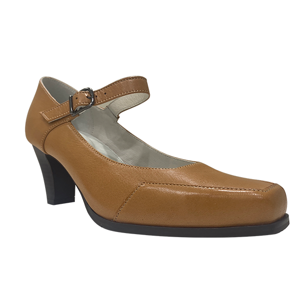 經典繞帶中跟鞋