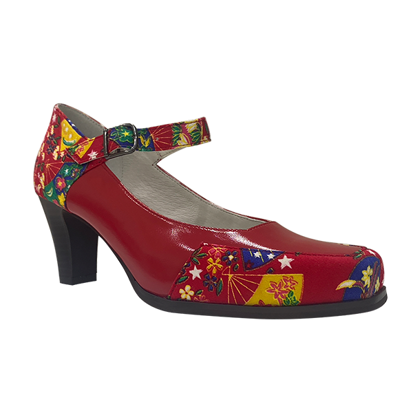 復古時尚緹花跟鞋