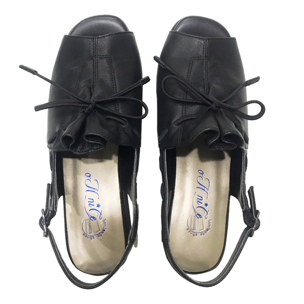 羊皮嬌小復古輕涼鞋