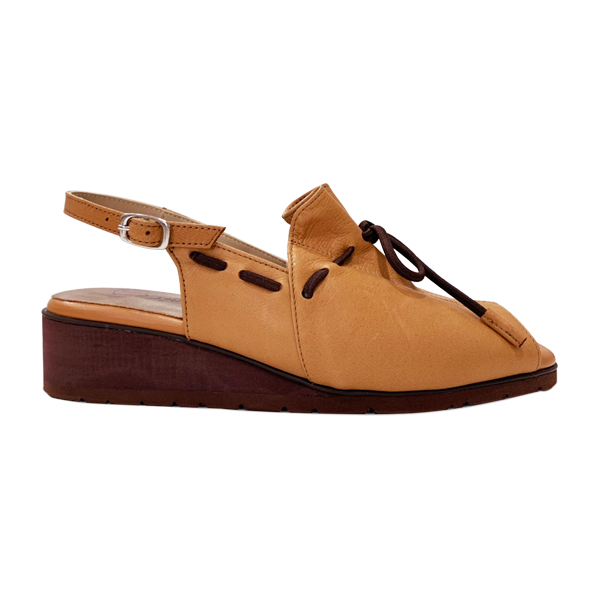 羊皮嬌小復古輕涼鞋