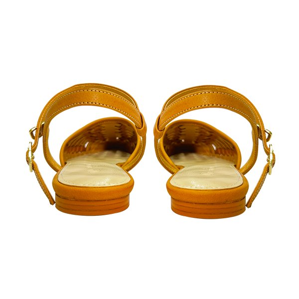 編織繫帶平底涼鞋